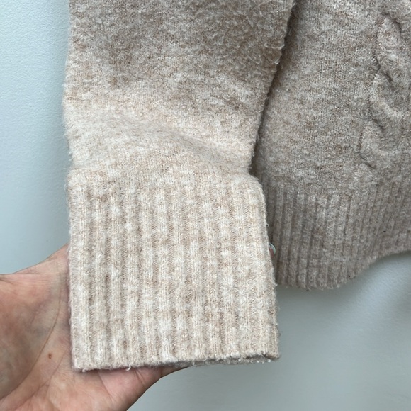 J. Crew super soft quarter zip sweater - beige - Picture 5 of 8